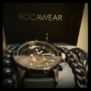 rocawear diamond watch